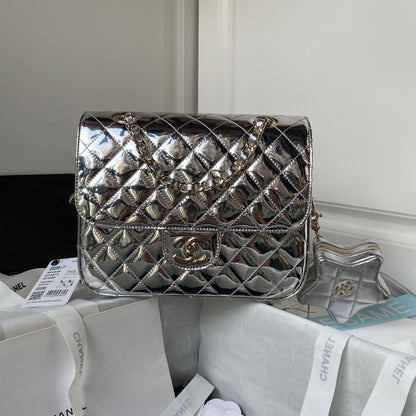 Chanel 24C gold mirror star Bag