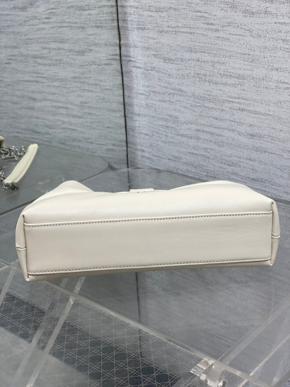 Dior Bow Bag Small in white