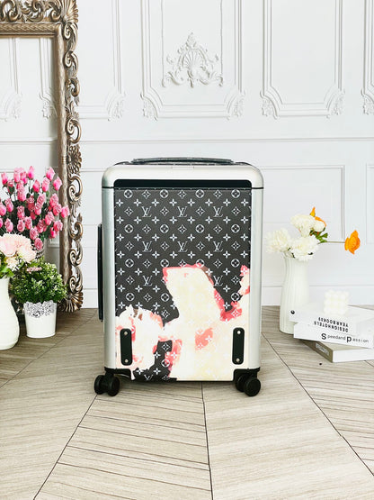Louis Vuitton Horizon 55 rolling suitcase Aistinctive Artistic Pattern