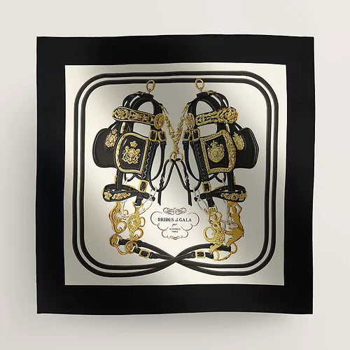 Hermes Brides De Gala Forever Scarf 90