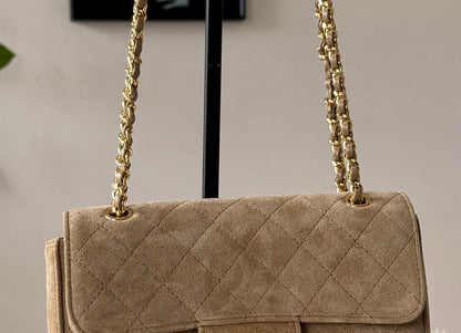 Chanel Maxi Souplissimo Flap Bag Mini Suede