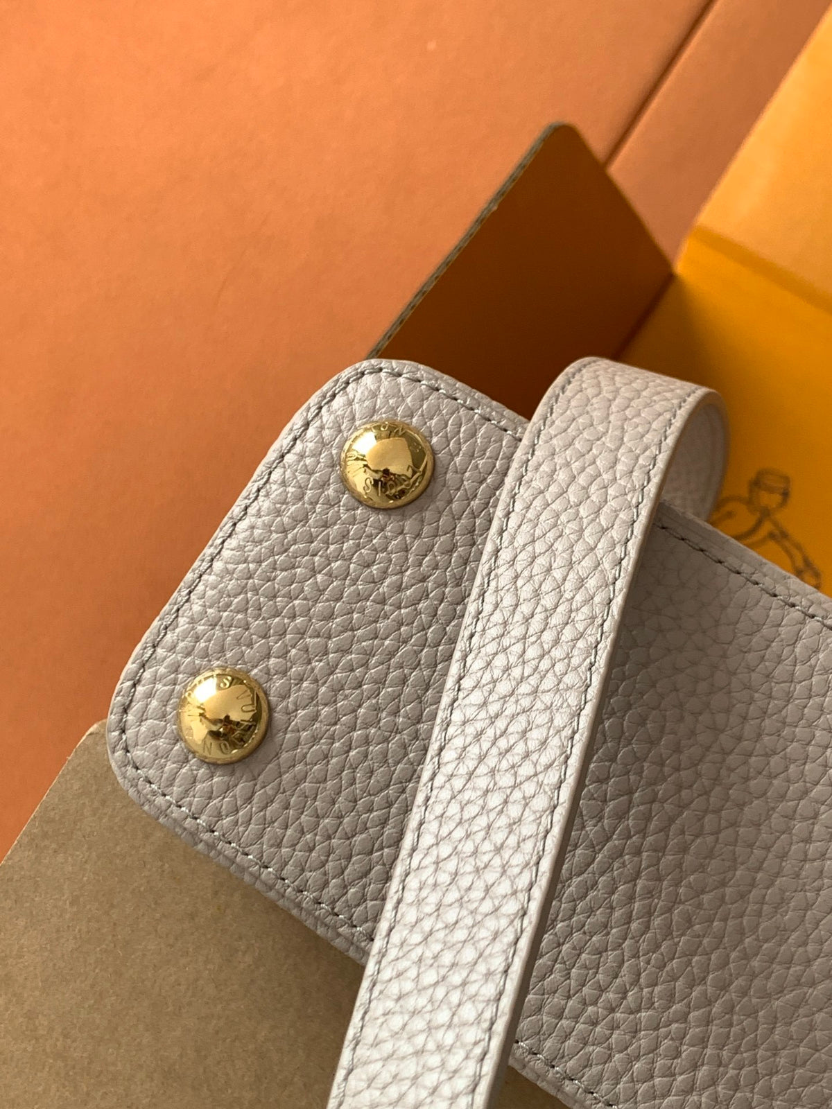 Louis Vuitton Capucines handbag in a beige