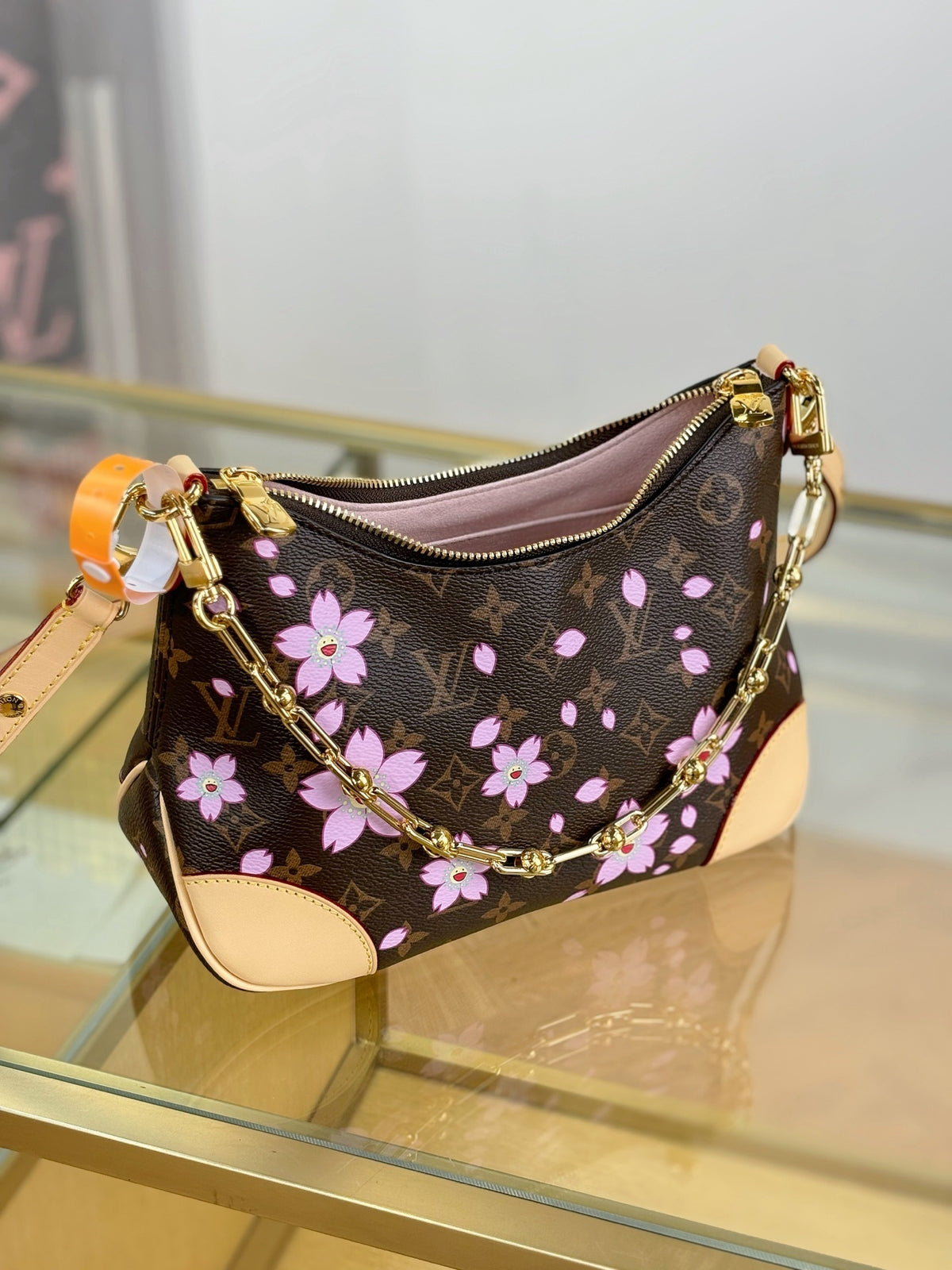 Louis Vuitton x Takashi Murakami Boulogne PM Cherry Blossom Bag