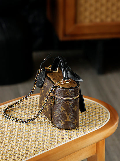 Louis Vuitton Vanity Chain Pouch in monogram coated canvas