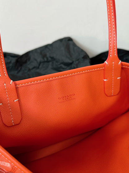 Goyard Anjou Reversible Tote Coated Canvas Mini
