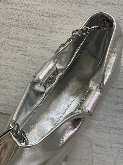 Dior Bow Bag in Sliver