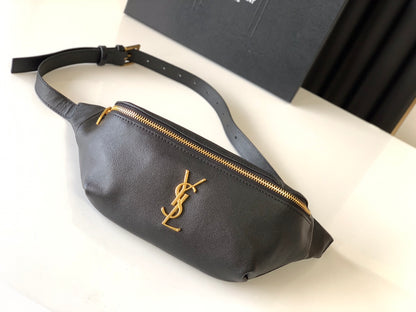 Saint Laurent Monogram Logo Fanny Pack/Belt Bag