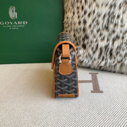 Goyard Black Coated Canvas Mini Cross-Body Bag