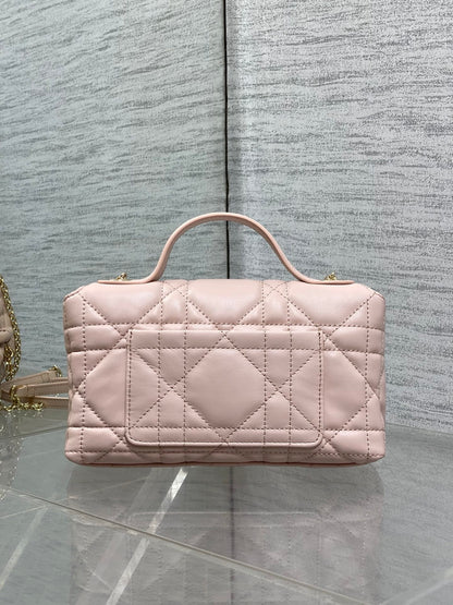 Dior My Dior Mini Bag in Soupir Pink Cannage Lambskin