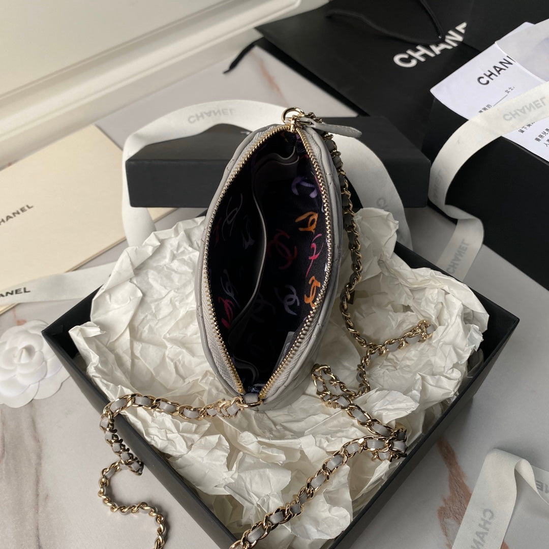 CHANEL Black Leather Makeup Bags