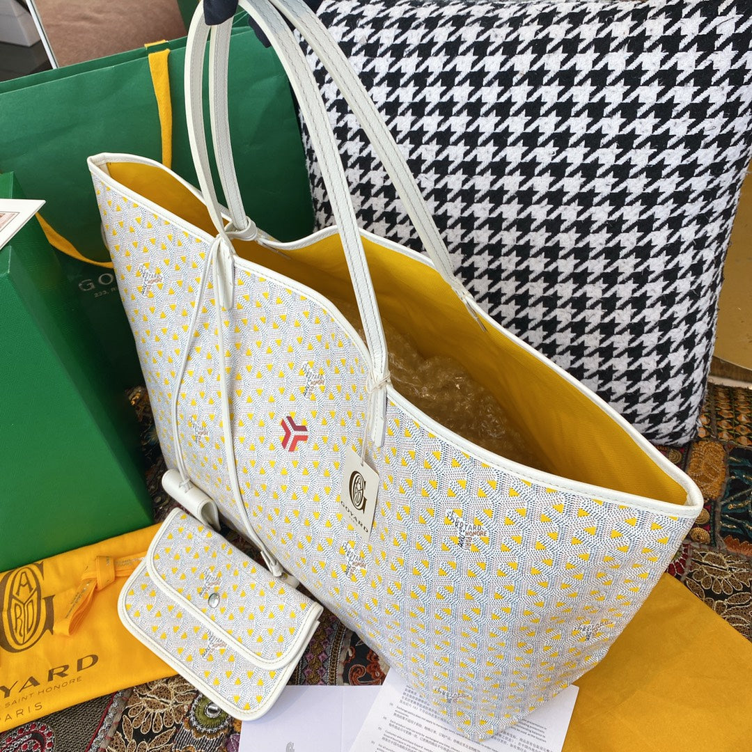 Goyard limited edition Saint Louis Claire-Voie GM Bag /Tote – Yellow