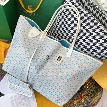 Goyard limited edition Saint Louis Claire-Voie GM Bag /Tote – Blue