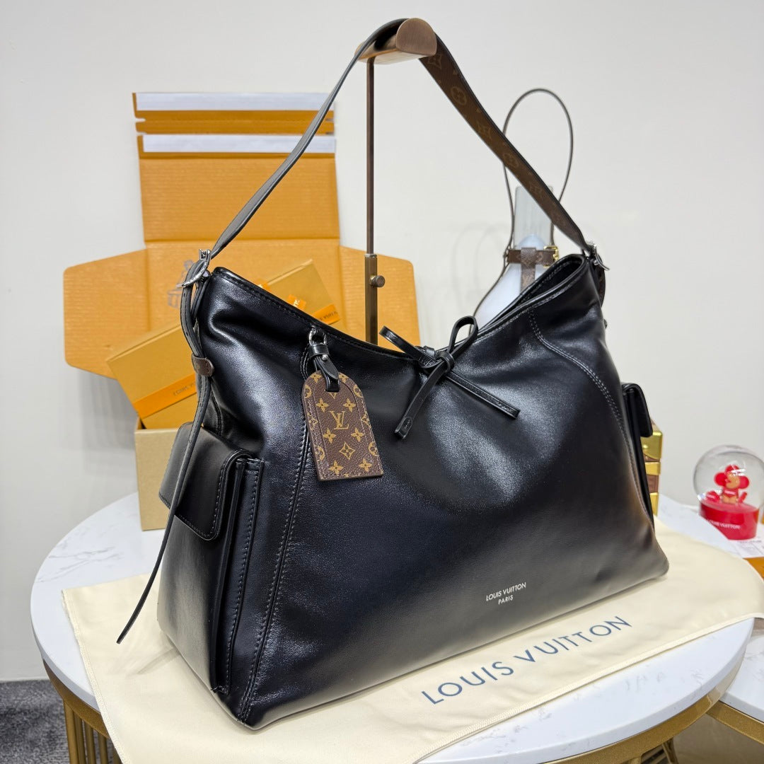 LV CarryAll Travel Bag in Black