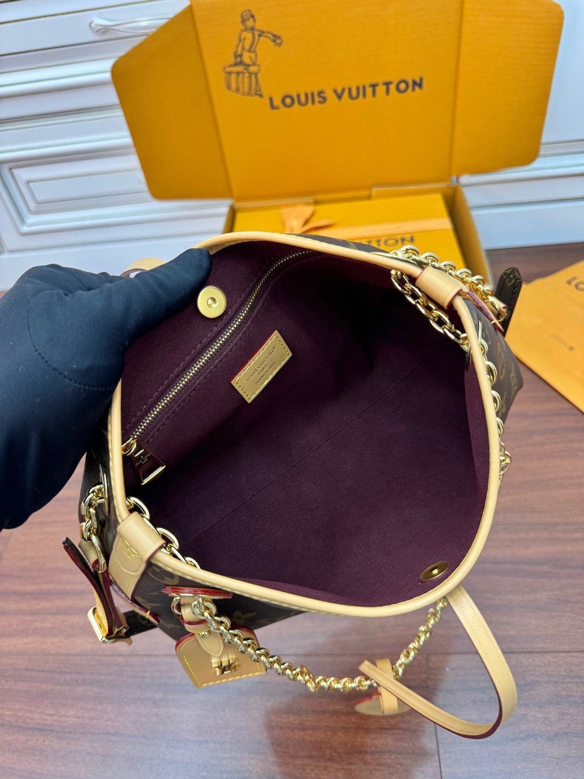 LV Carryall BB Monogram Handbag