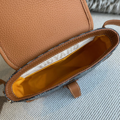 Goyard Black Coated Canvas Mini Cross-Body Bag