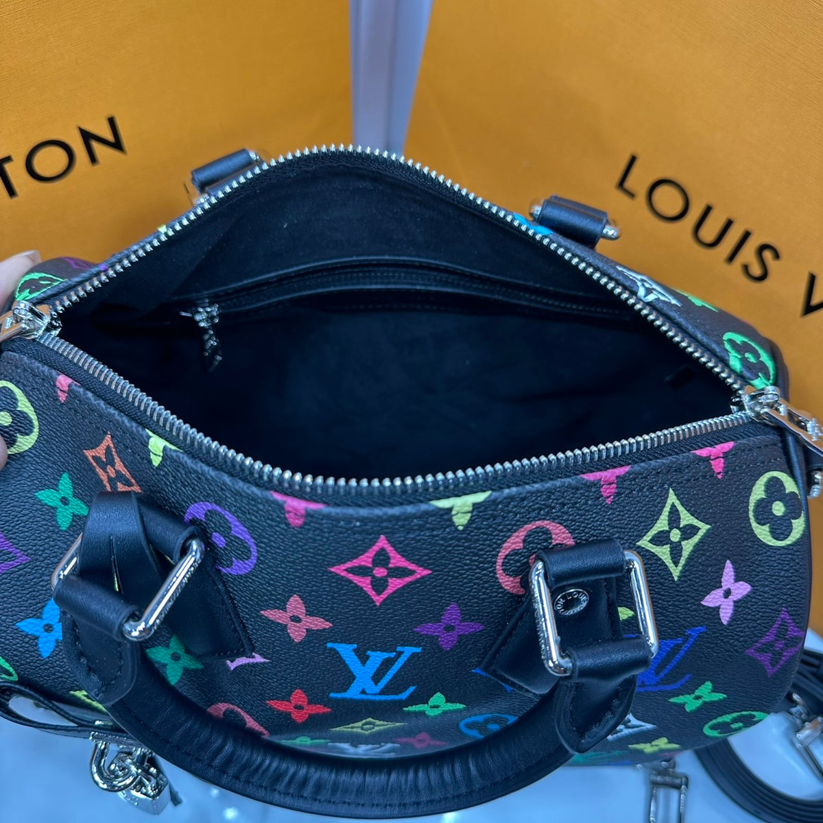 LV x Murakami Speedy 30 Multicolor Monogram Bag