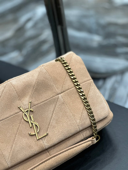 YSL Jamie Medium Shoulder Bag in Beige