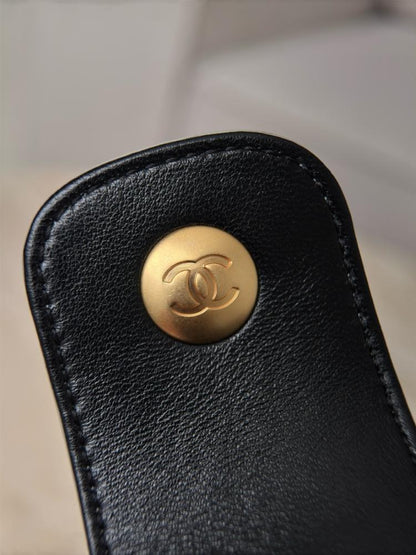 Chanel black hobo bag