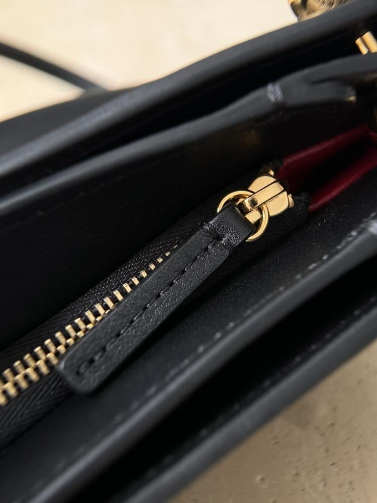 Chanel “Chic Studs” Clutch Bag Black Lambskin Gold Hardware