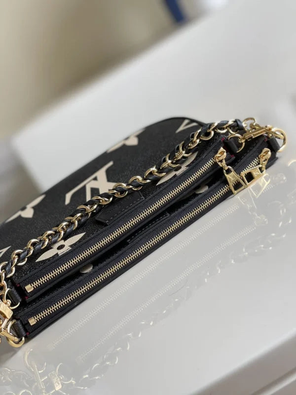 Louis Vuitton Bicolor Monogram Empreinte Multi Pochette