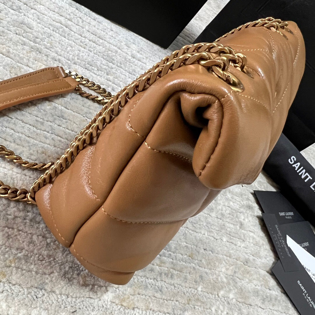 SAINT LAURENT LOULOU TOY PUFFER In Lambskin