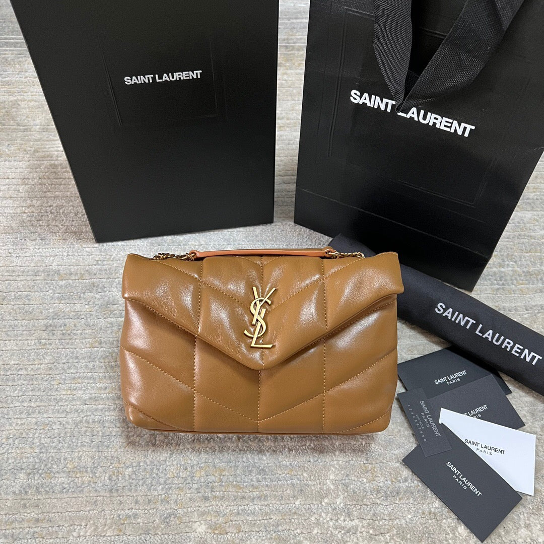 SAINT LAURENT LOULOU TOY PUFFER In Lambskin