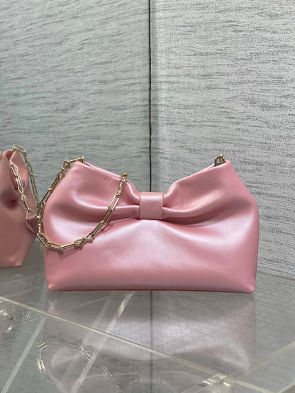 Dior Bow Bag Pink Lambskin