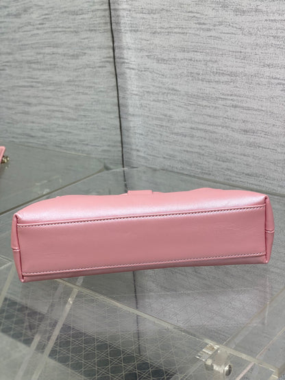 Dior Bow Bag Pink Lambskin