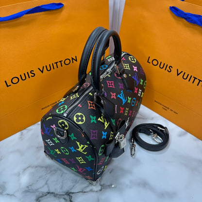 LV x Murakami Speedy 30 Multicolor Monogram Bag