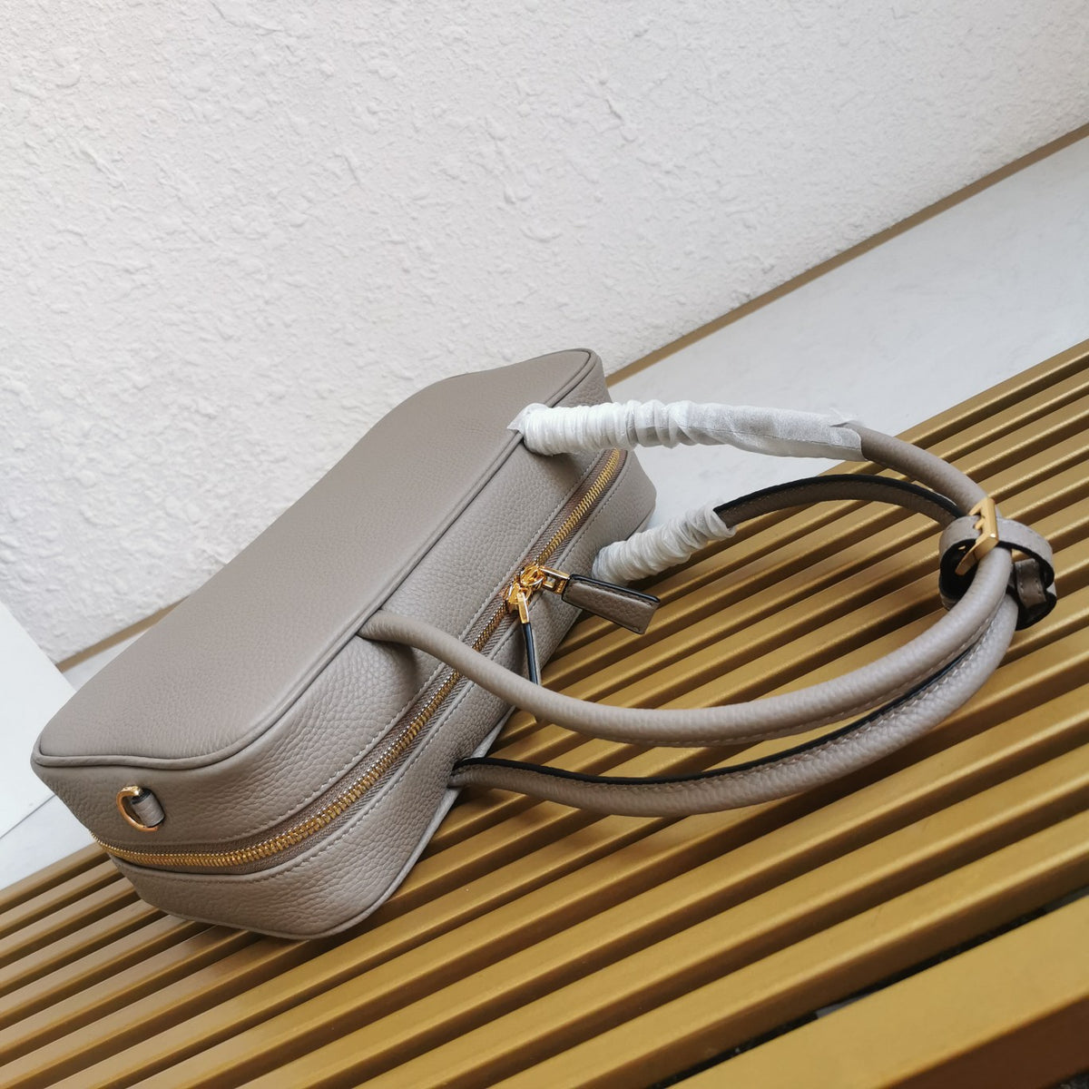 Prada Medium Leather Top-Handle Bag