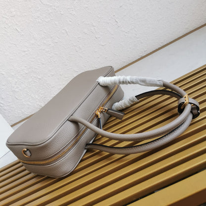 Prada Medium Leather Top-Handle Bag