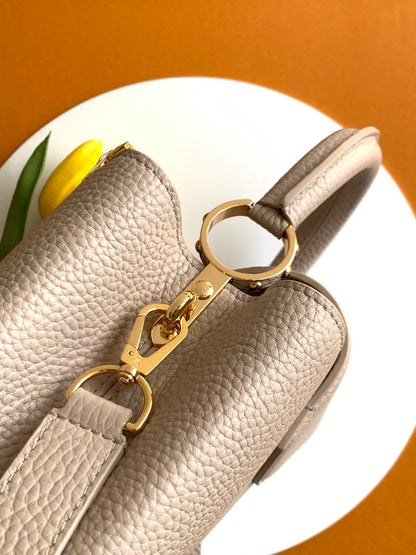 Louis Vuitton Capucines handbag in a beige