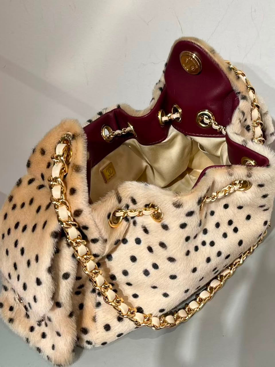 Chanel 25 Mini Cheetah Print Pony Hair Métiers d’art Collection
