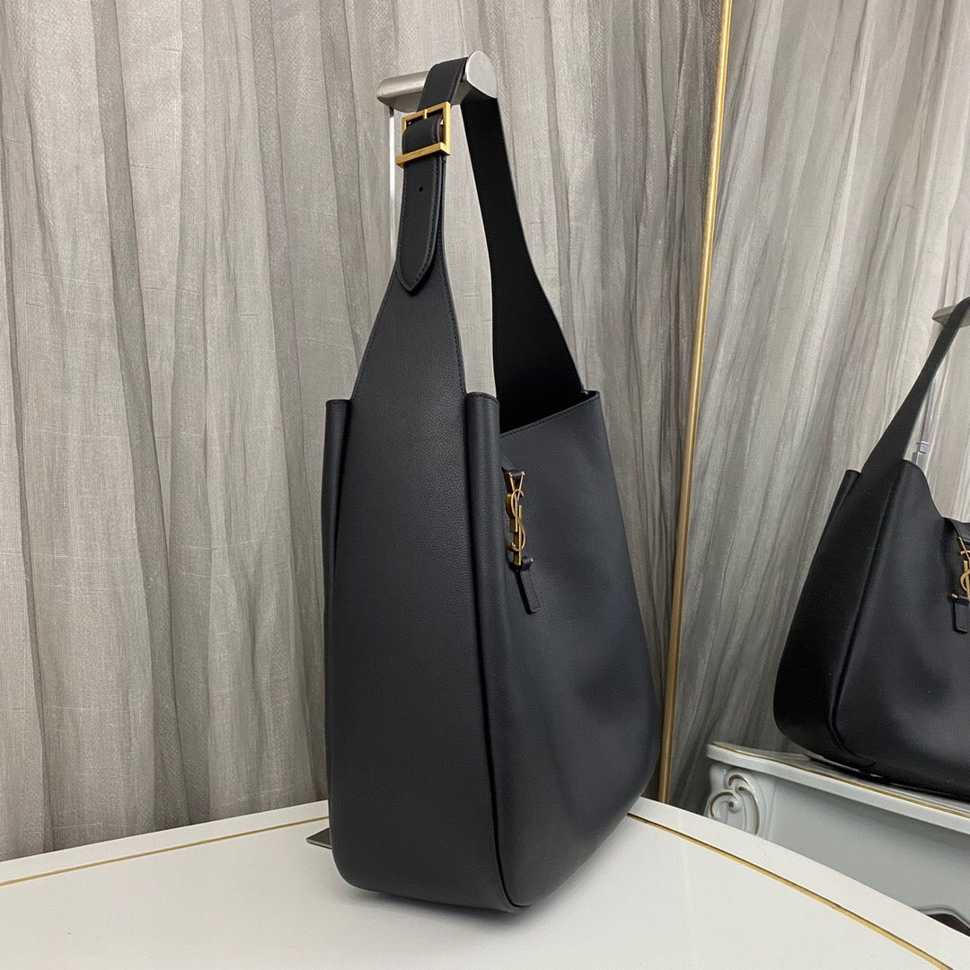 YSL Black 1453YS Hobe Bag 30cm