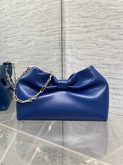 Dior Bow Bag Navy Lambskin