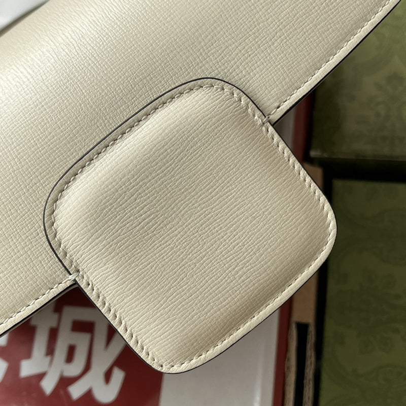 Gucci Horsebit 1955 crystals small shoulder bag