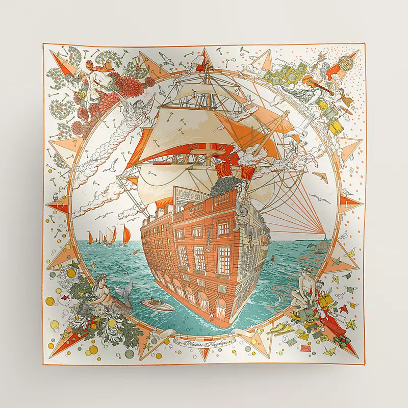 Hermes Flagship Scarf 90