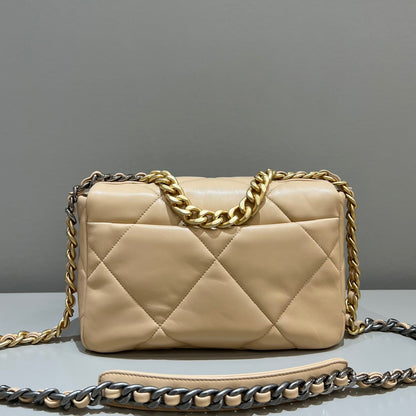 Chanel 19 Bag Small Beige