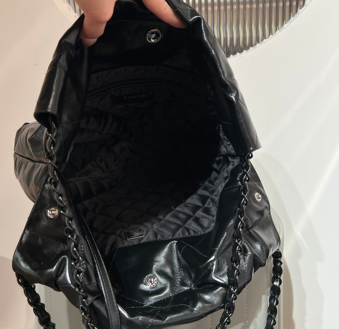 Chanel 22 Bag Black with Black Hardware
