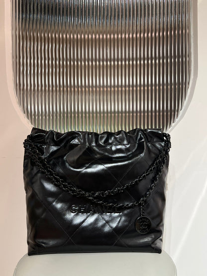 Chanel 22 Bag Black with Black Hardware