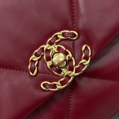 CHANEL 19 Bag Small Red