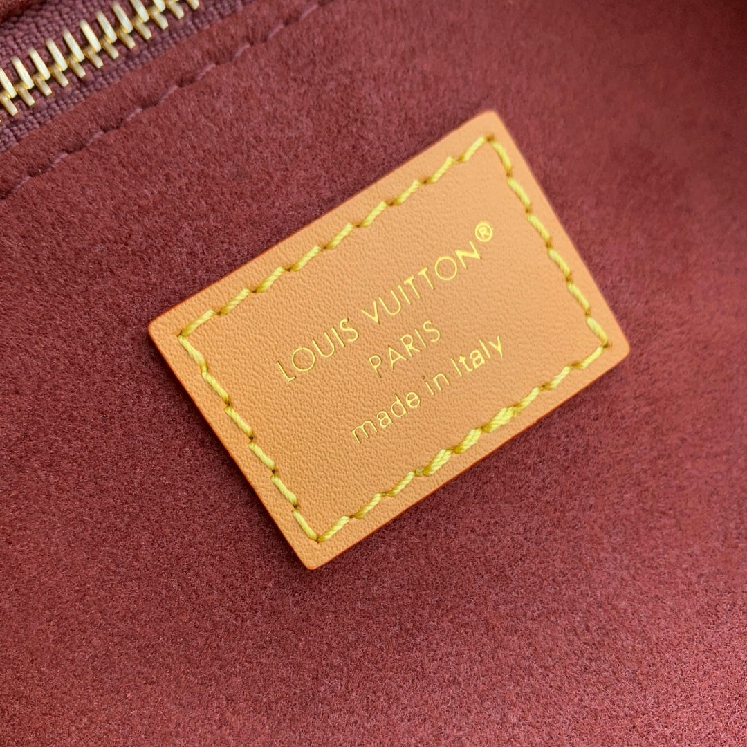 CARRY ALL 26 IN BROWN MONOGRAM CANVAS AND CALFSKIN GOLD HARDWARE