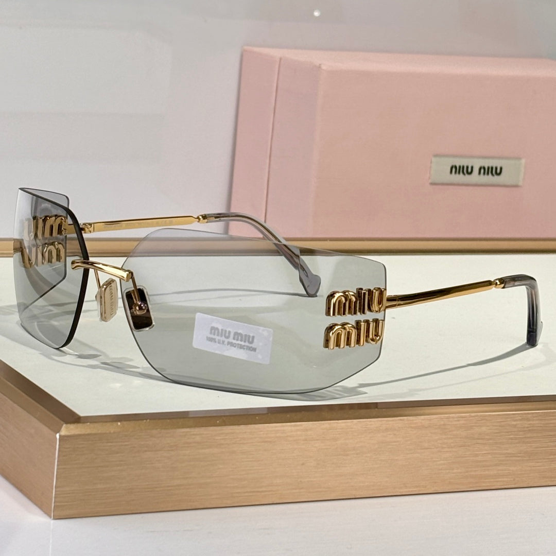 LOGO SUNGLASSES SMU54YS IN METAL