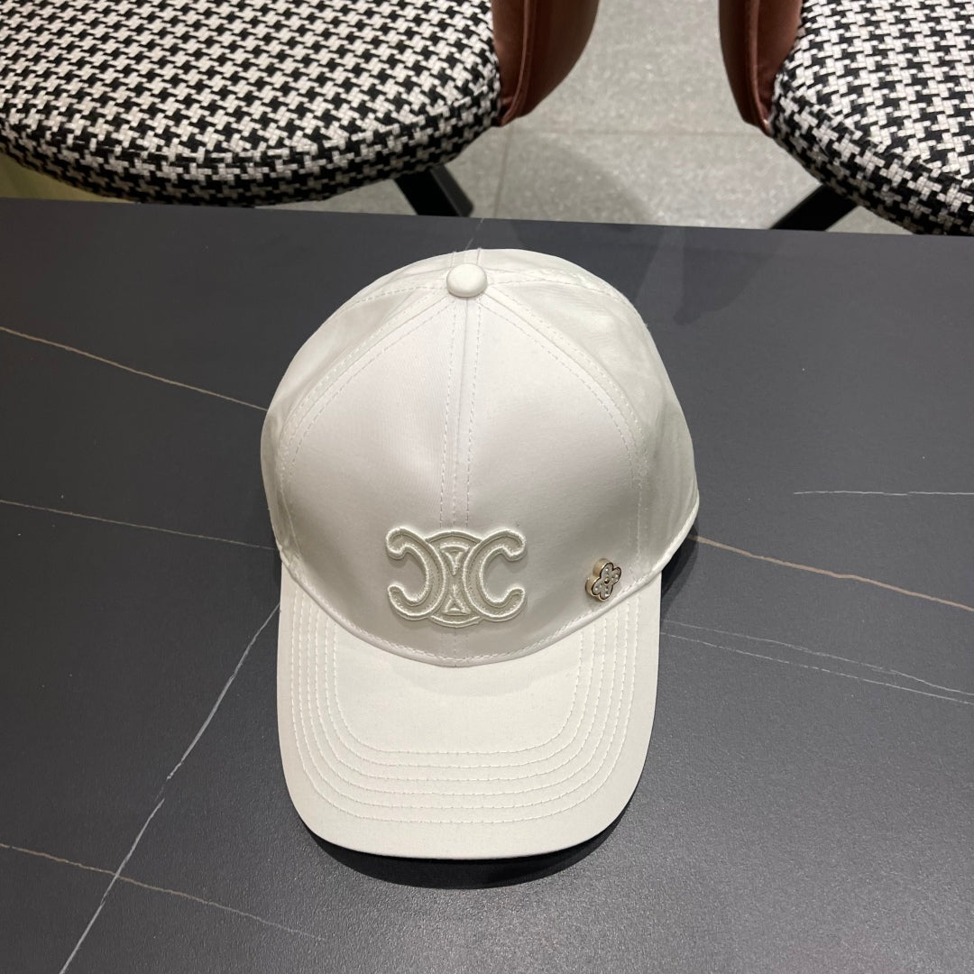 BASEBALL CAP MODEL 650288 IN WHITE FABRIC
