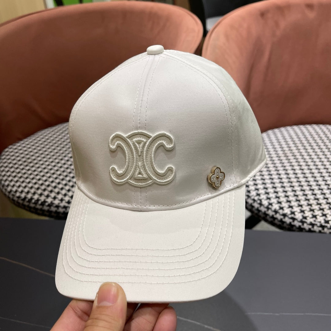 BASEBALL CAP MODEL 650288 IN WHITE FABRIC