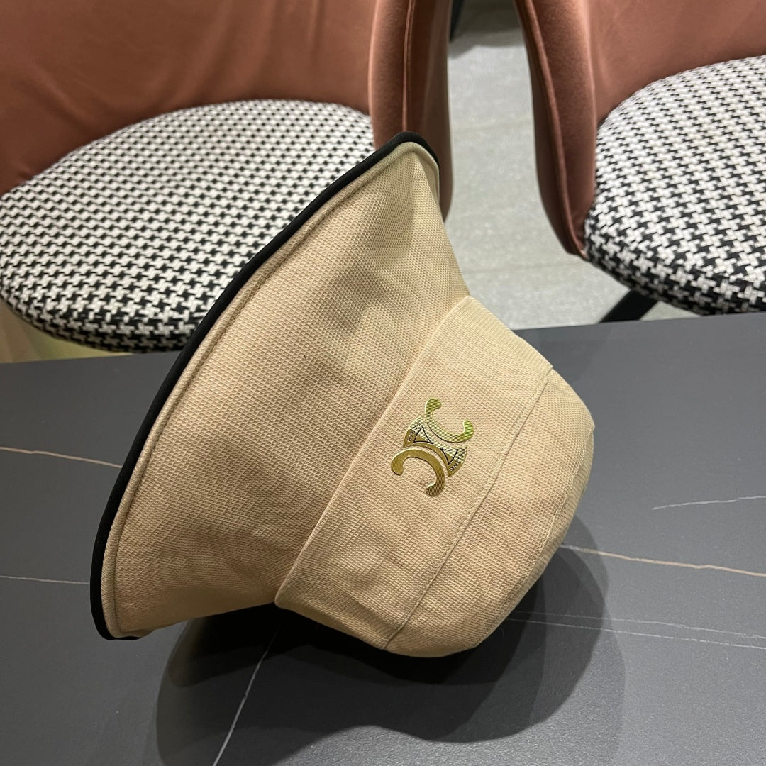 BUCKET HAT MODEL 650291 IN DARK BEIGE FABRIC