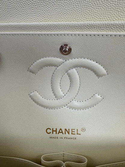 Chanel Classic Flap Light Yellow Medium 25
