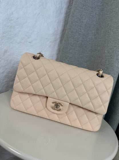 Chanel Classic Flap Medium Beige Gold Hardware