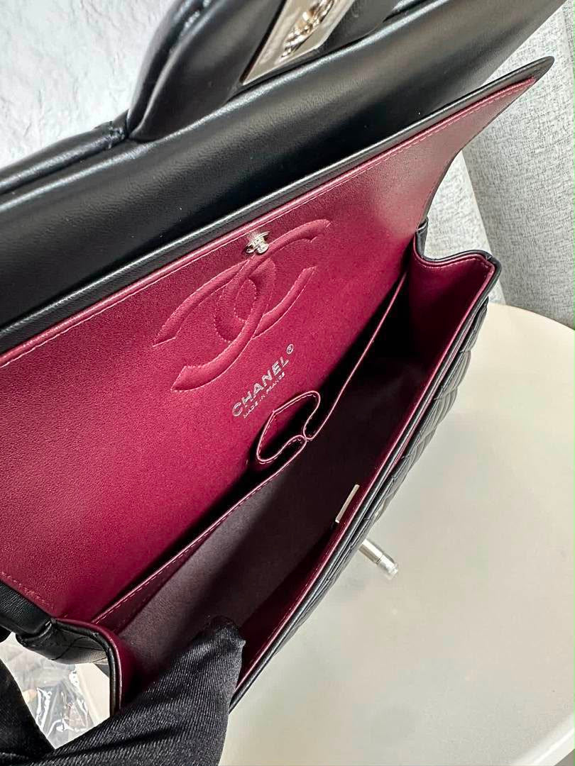 Chanel Classic Flap Medium Lambskin Sliver Hardware