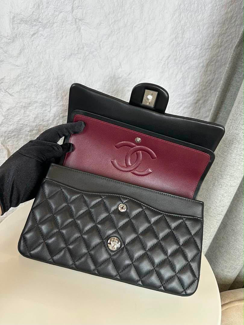 Chanel Classic Flap Medium Lambskin Sliver Hardware